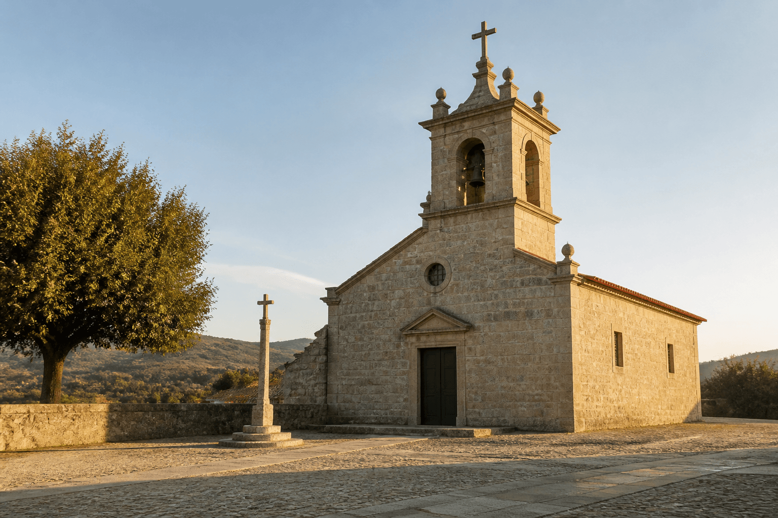 Igreja em pedra no Alto Douro